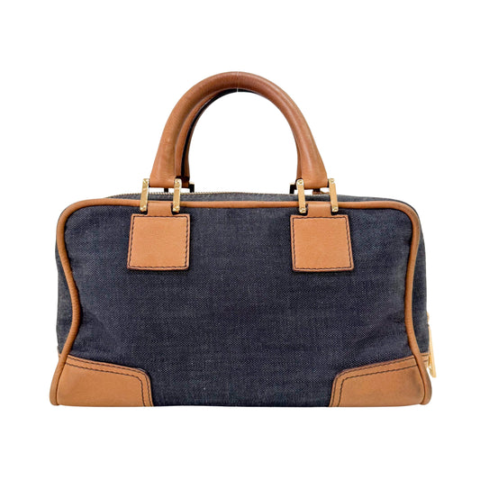 Limited Edition Summer '07 Amazona Blue Denim Embroidered Handbag