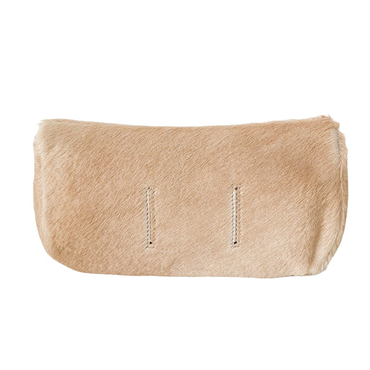 Pony Hair Beige Pouch