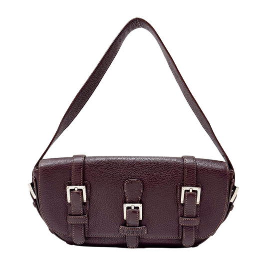 Brown Leather Shoulder Bag