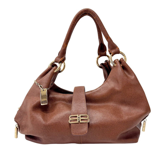 BALENCIAGA Old Balenciaga Brown Leather Shoulder Bag, in , Sold by HIVE PRELOVED - Shoulder Bags, ,