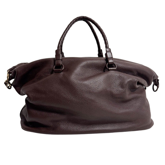 BOTTEGA VENETA Bottega Veneta Boston Bag Large Brown, in , Sold by HIVE PRELOVED - Travel bags, ,