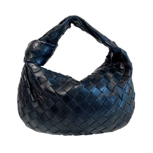 BOTTEGA VENETA Candy Jodie Intreciatto Leather Bag Black, in , Sold by HIVE PRELOVED - Handle Bags, ,