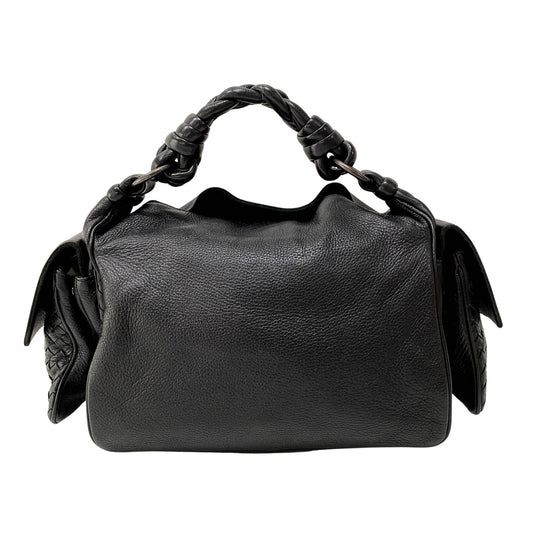 BOTTEGA VENETA Intrecciato Black Leather Handle Bag, in , Sold by HIVE PRELOVED - Shoulder Bags, ,