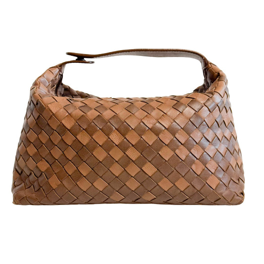 BOTTEGA VENETA Intrecciato Brown Leather Mini Veneta Pouch Bag, in , Sold by HIVE PRELOVED - Handle Bags, ,