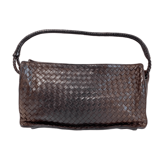 BOTTEGA VENETA Intrecciato Brown Leather Shoulder Bag, in , Sold by HIVE PRELOVED - Shoulder Bags, ,
