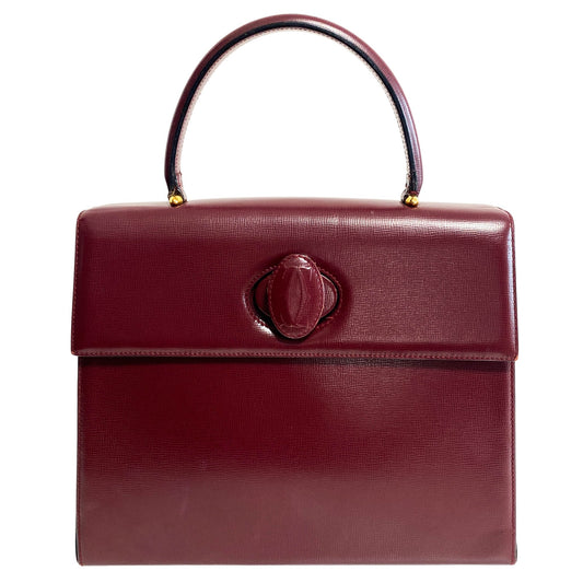 CARTIER Must de Cartier Top Handle Leather Bag, in , Sold by HIVE PRELOVED - Handle Bags, ,
