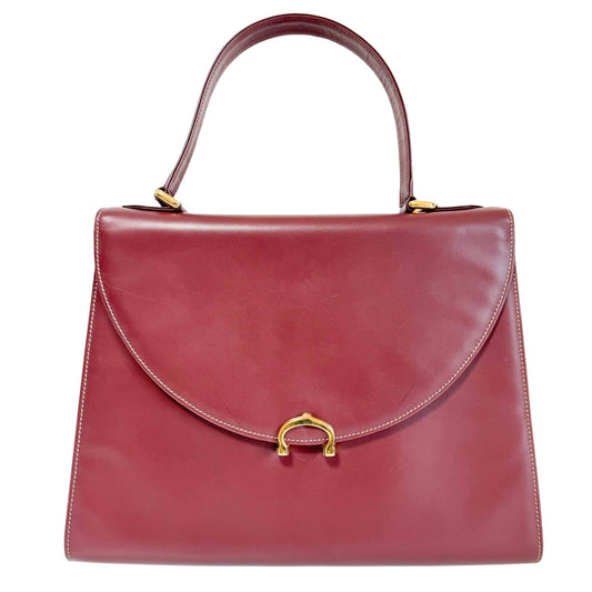 CARTIER Must De Cartier Top Handle Leather Handbag, in , Sold by HIVE PRELOVED - Handle Bags, ,