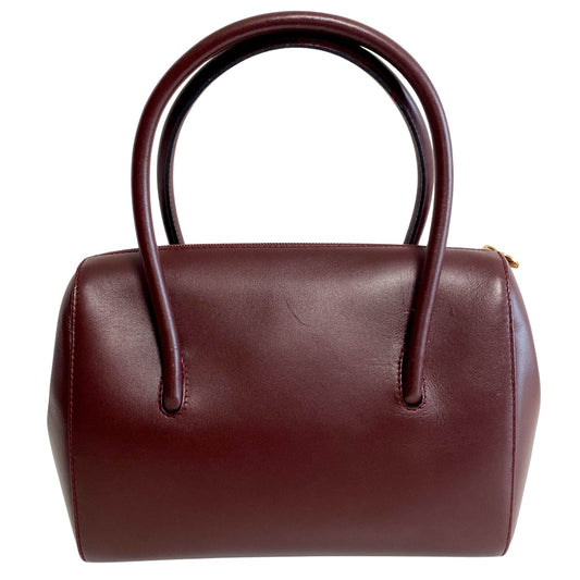 CARTIER Must de Cartier Top Handle Mini Boston Leather Bag, in , Sold by HIVE PRELOVED - Handle Bags, ,