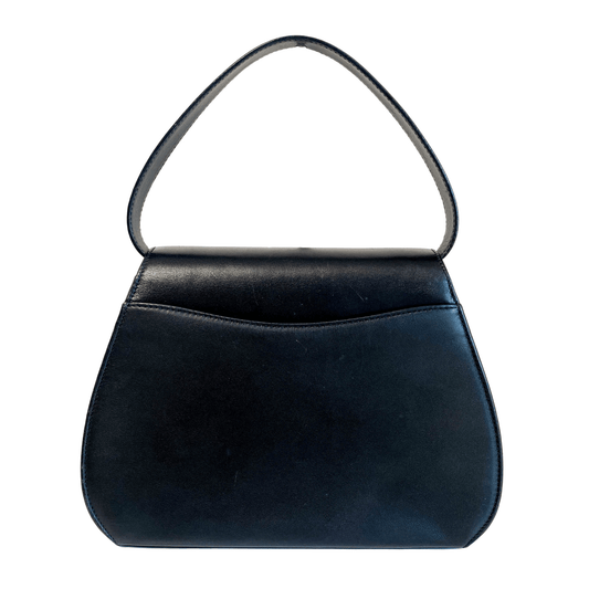 CARTIER Panthère de Cartier Black Leather Top Handle Bag Gold Hardware, in , Sold by HIVE PRELOVED - Handle Bags, ,