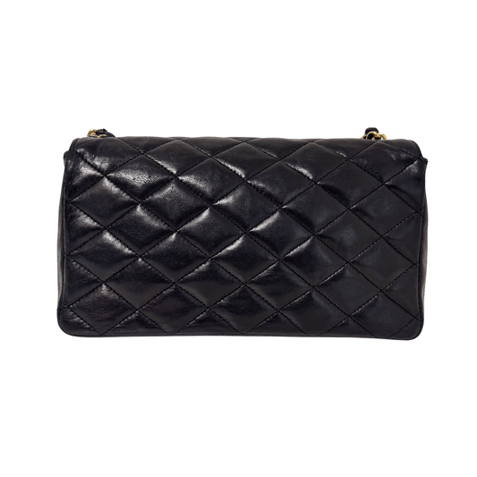 CHANEL Black Lambskin Leather Chain Crossbody Bag, in , Sold by HIVE PRELOVED - Crossbody bags, ,
