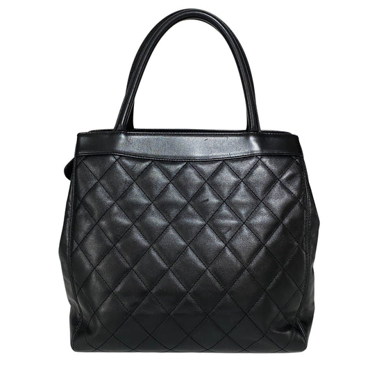 CHANEL CC Silver Hardware Quilted Tote, in , Sold by HIVE PRELOVED - Totes, ,