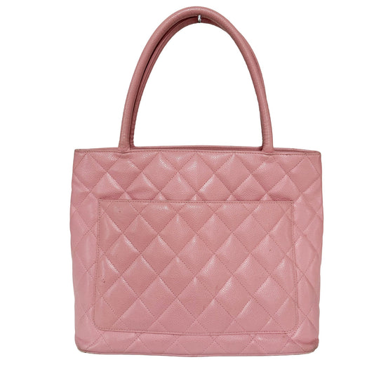 CHANEL Medallion Tote Pink Caviar Skin Leather, in , Sold by HIVE PRELOVED - Totes, ,