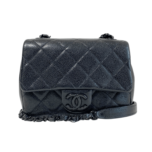 CHANEL Timeless Classic Single Flap So Black Caviar Leather Bag, in , Sold by HIVE PRELOVED - Crossbody bags, ,