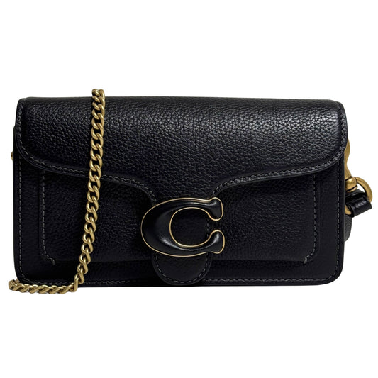 COACH Black Leather Tabby Wristlet Chain Crossbody Bag, in , Sold by HIVE PRELOVED - Shoulder Bags, ,