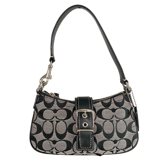COACH Teri black Canvas Leather Shoulder Bag, in , Sold by HIVE PRELOVED - Shoulder Bags, ,