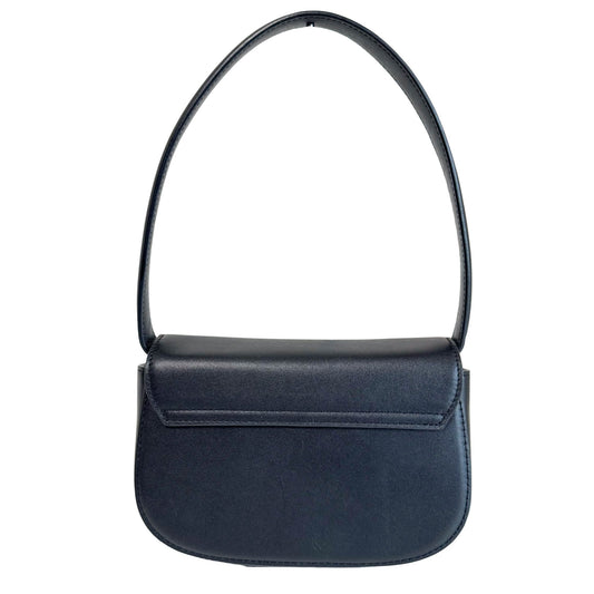 DIESEL 1DR Black Calf Skin Leather Shoulder Crossbody bag, in , Sold by HIVE PRELOVED - Crossbody bags, Shoulder Bags,