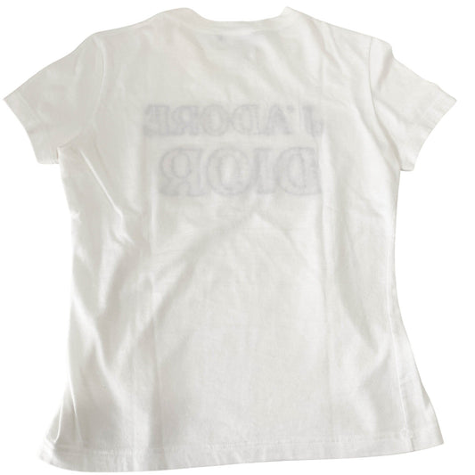 DIOR J'Adore Dior Patch White T-Shirt, in , Sold by HIVE PRELOVED - Tops, ,