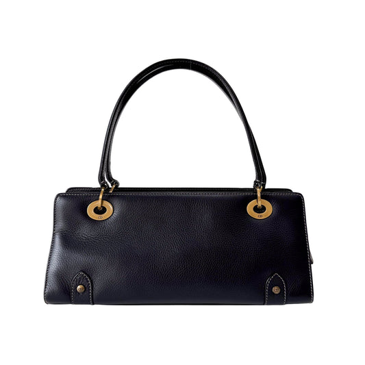 DIOR Lady Dior Black Leather Shoulder Bag, in , Sold by HIVE PRELOVED - Shoulder Bags, ,