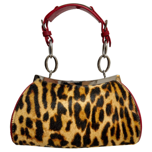 DIOR Leopard Pony Hair Diva Small Shoulder Bag, in , Sold by HIVE PRELOVED - Shoulder Bags, ,
