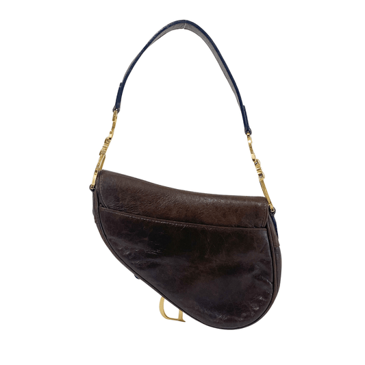 DIOR Saddle Brown Leather Shoulder Bag, in , Sold by HIVE PRELOVED - Shoulder Bags, ,