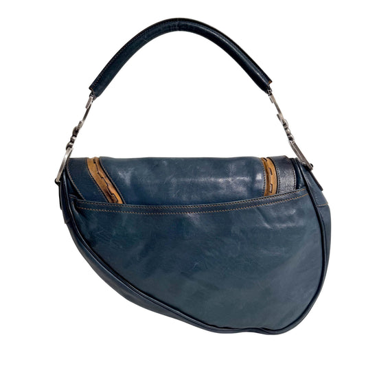DIOR Saddle Gaucho Green Aged Leather Shoulder Bag, in , Sold by HIVE PRELOVED - Shoulder Bags, ,