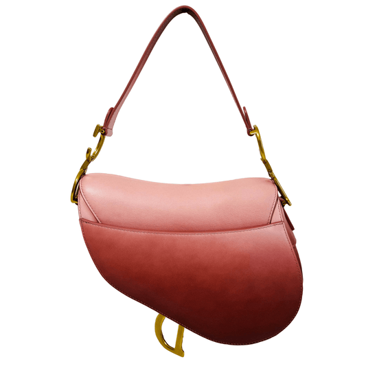 DIOR Saddle Gradient Pink Calfskin Bag, in , Sold by HIVE PRELOVED - Shoulder Bags, ,