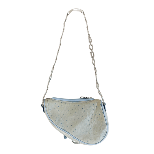 DIOR Vintage Mini Saddle Rhinestone Shoulder Bag, in , Sold by HIVE PRELOVED - Shoulder Bags, ,