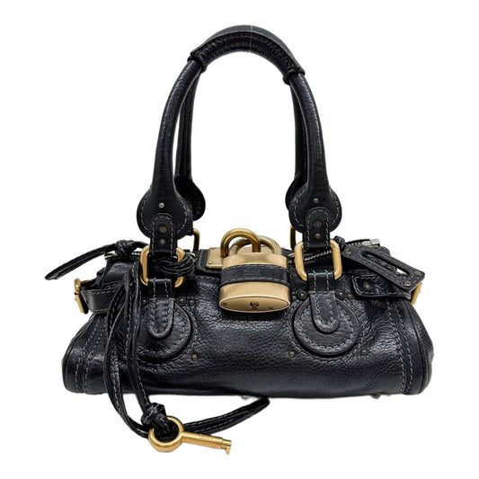 Mini Paddington Black Leather Hand Bag