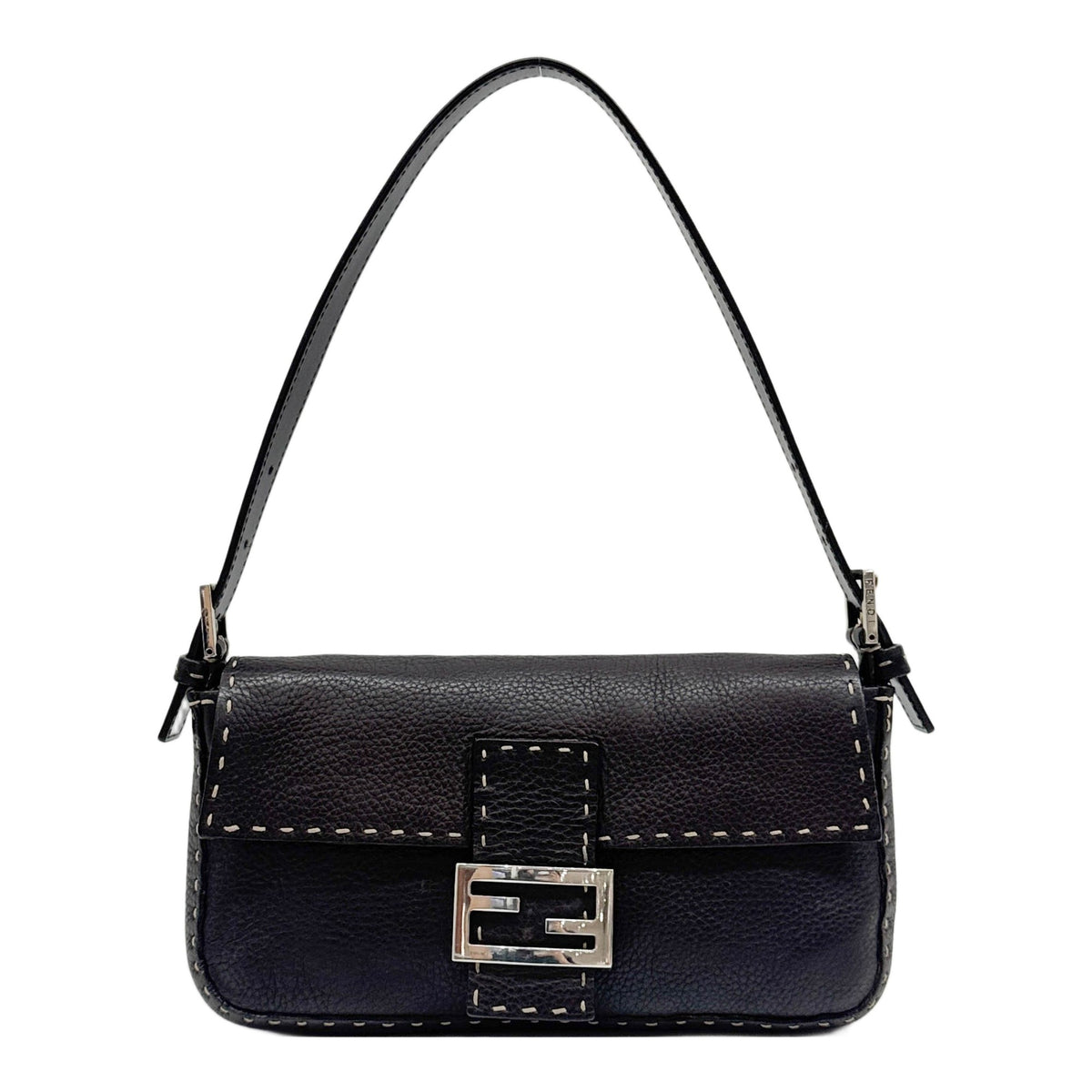 Baguette Selleria Brown Leather Shoulder Bag