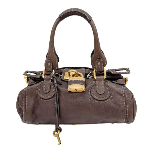 Paddington Dark Brown Leather Shoulder Bag