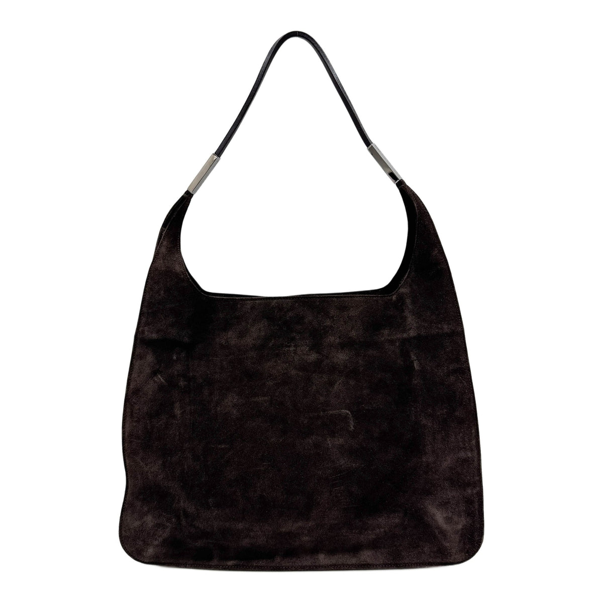 Brown Suede Shoulder Bag