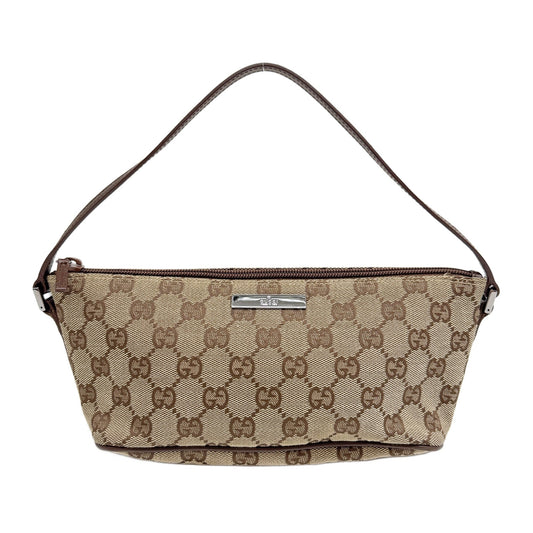 Boat Brown GG Canvas Hand Bag