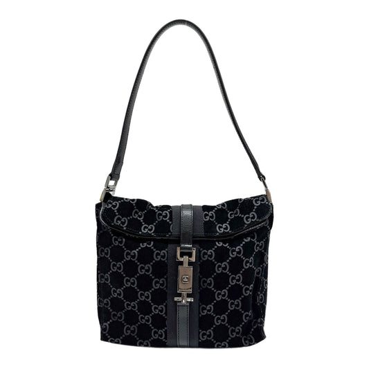 Jackie Black GG Suede Shoulder Bag