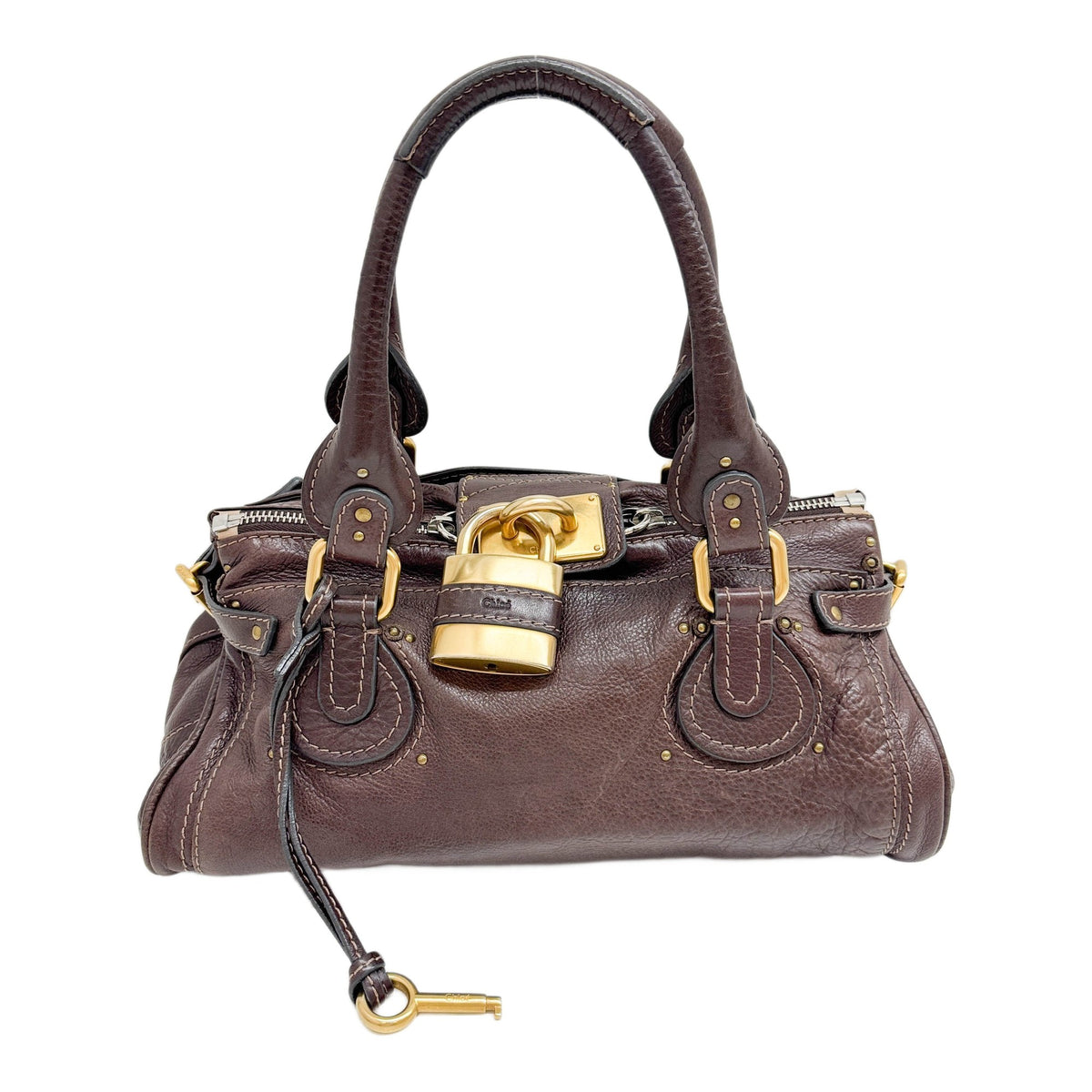 Paddington Brown Leather Shoulder Bag