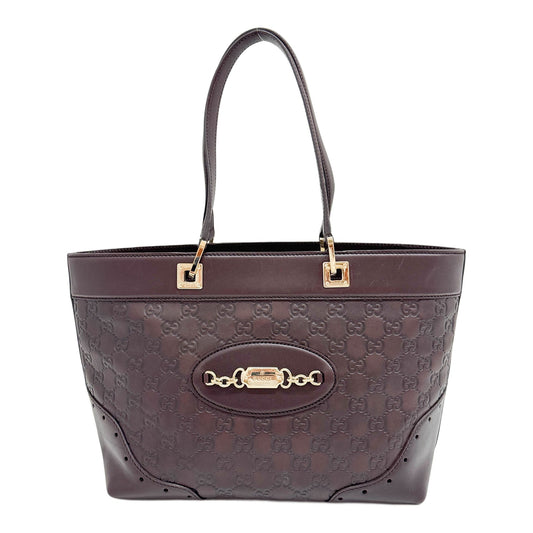 Punch Tote Brown Guccisima Leather Shoulder Bag