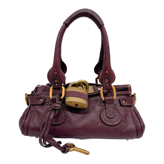 Mini Paddington Red Leather Handle Bag