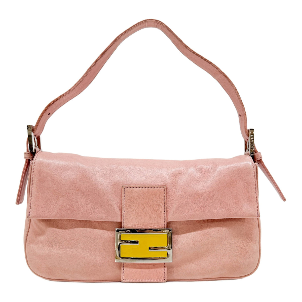 Baguette Pink Nappa Leather Shoulder BAg