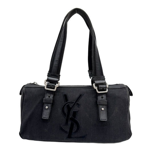 Kahala Black Canvas Handle Bag