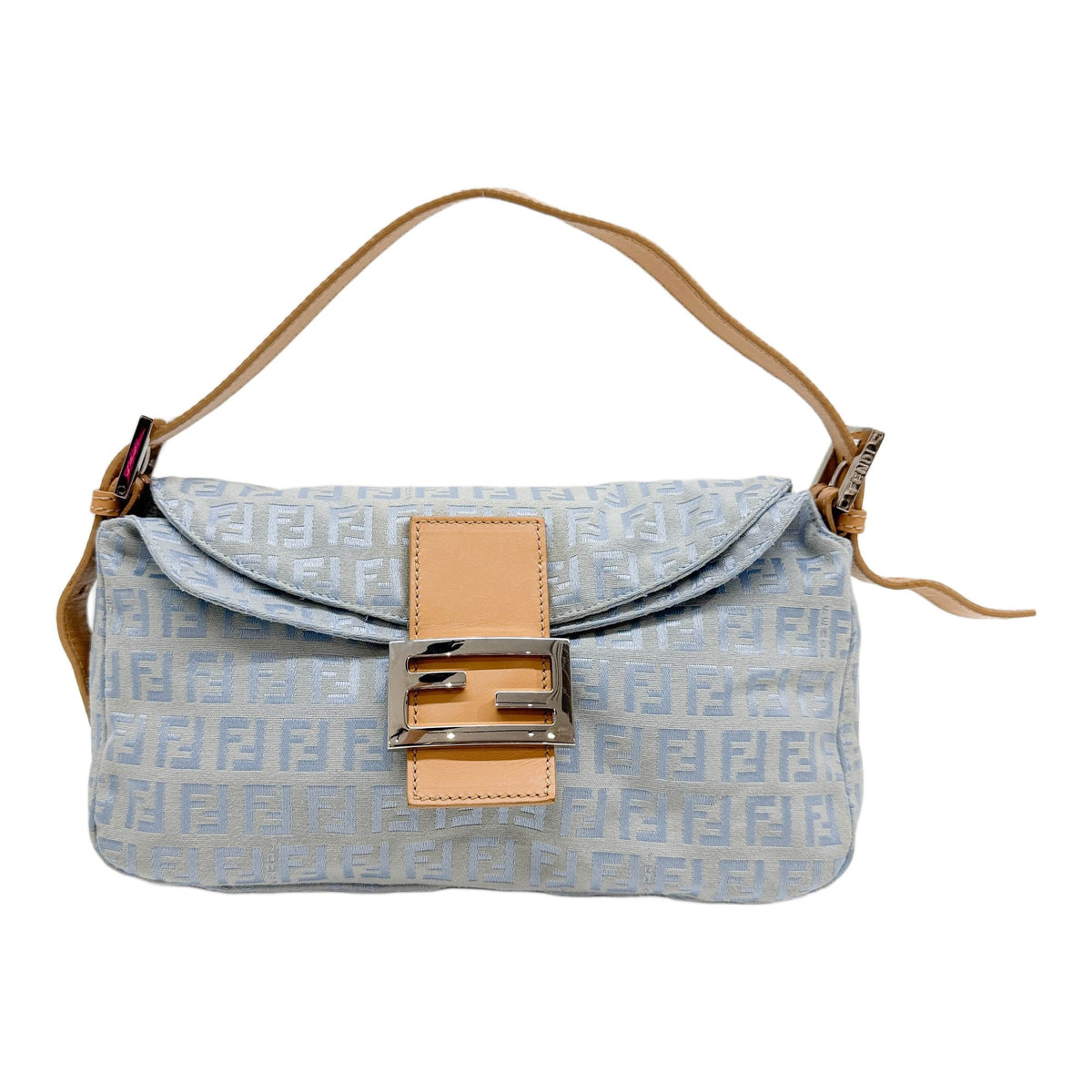 Baby Blue Zucchino Canvas Shoulder Bag