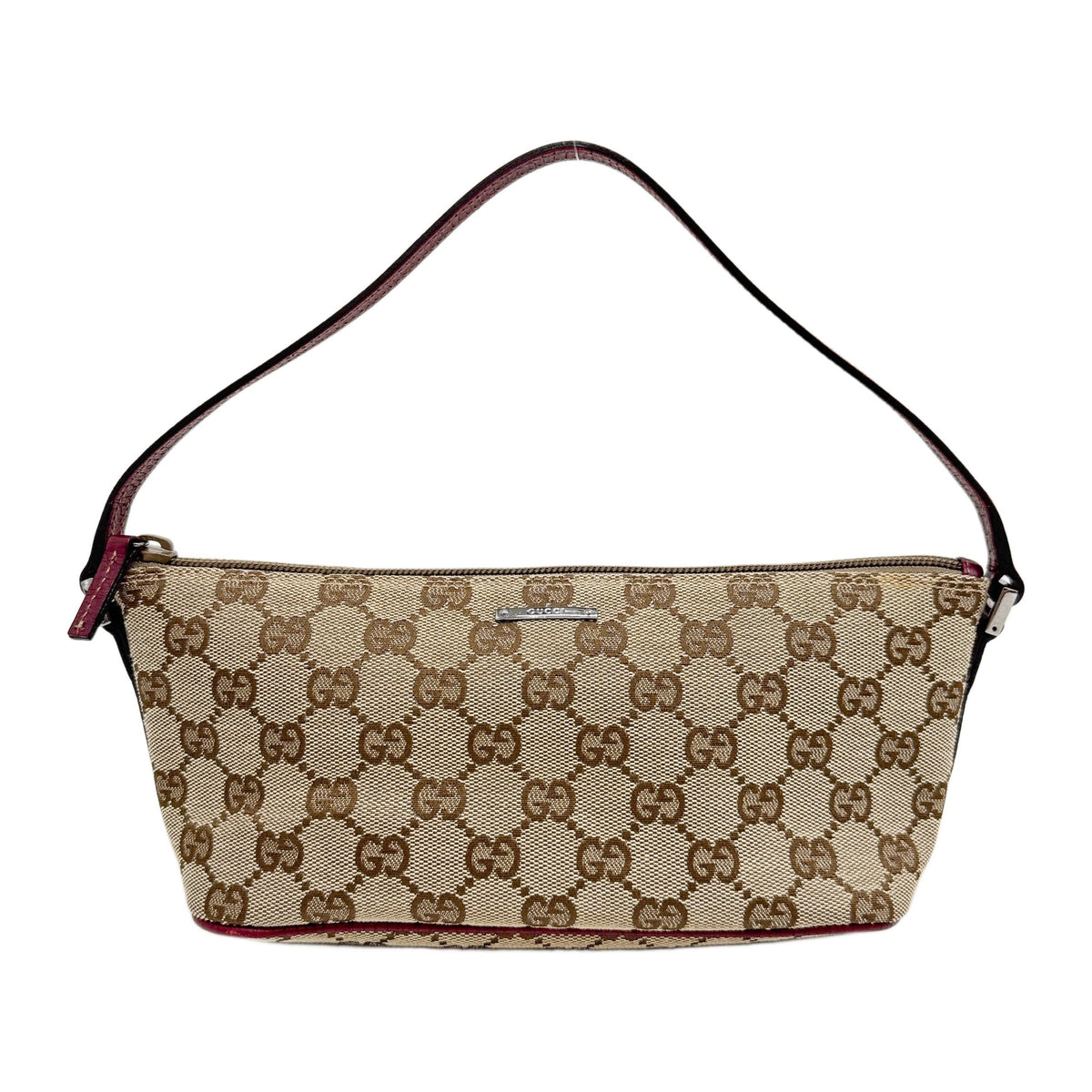 Boat Brown GG Canvas Hand Bag