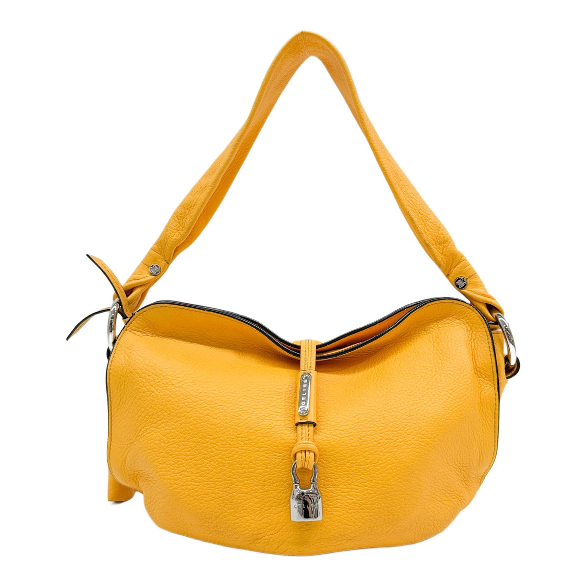Small Bittersweet British Yellow Leather Shoulder Bag