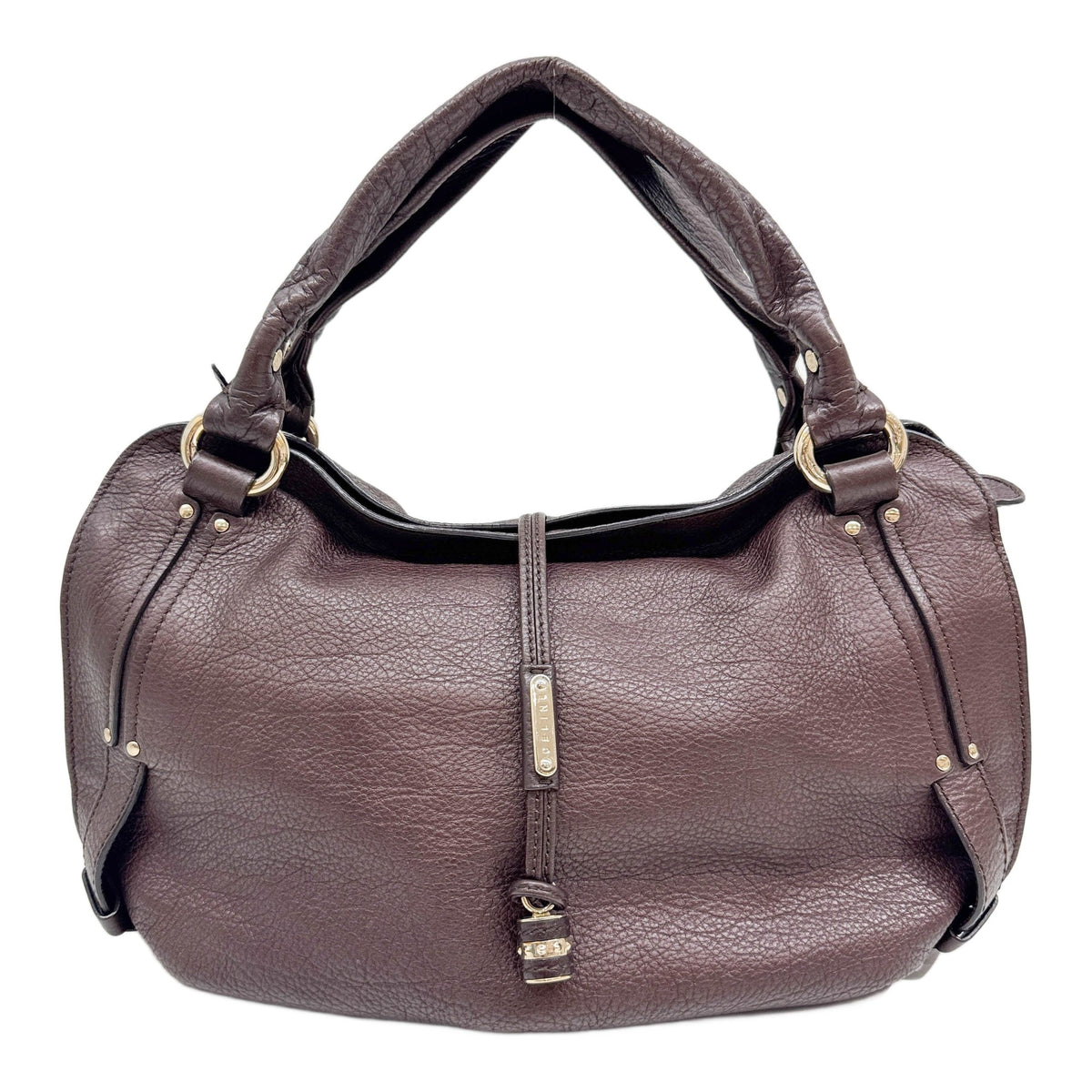 Medium Bittersweet Brown Leather Hobo Shoulder Bag
