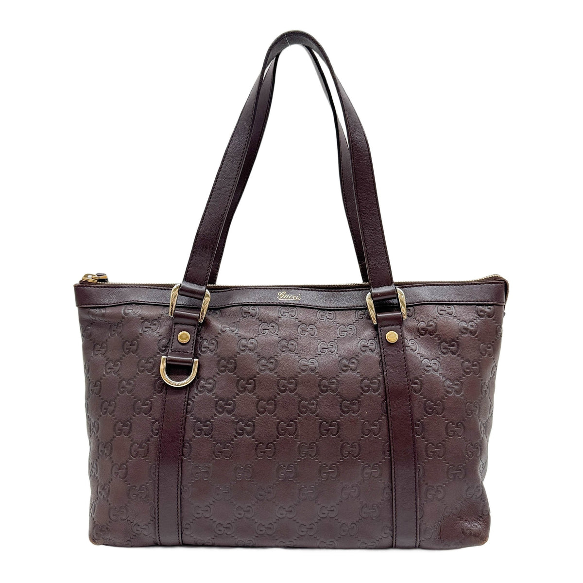 Abbey Brown Guccissima Leather Shoulder Bag