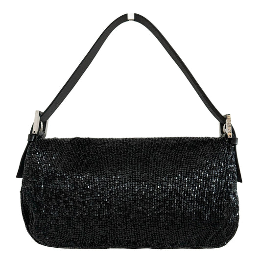 FENDI Baguette Beaded Black Shoulder Bag, in , Sold by HIVE PRELOVED - Shoulder Bags, ,