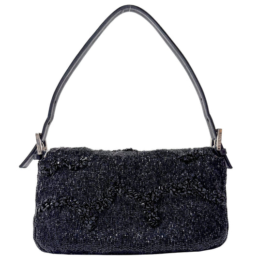 FENDI Baguette Black Beads & Lime Lining Shoulder Bag, in , Sold by HIVE PRELOVED - Shoulder Bags, ,