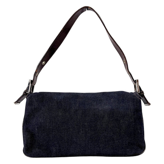 FENDI Baguette Blue Denim Shoulder Bag, in , Sold by HIVE PRELOVED - Shoulder Bags, ,