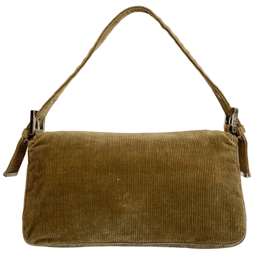 FENDI Baguette Corduroy Shoulder Bag, in , Sold by HIVE PRELOVED - Shoulder Bags, ,