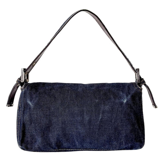 FENDI Baguette Denim Shoulder Bag, in , Sold by HIVE PRELOVED - Shoulder Bags, ,
