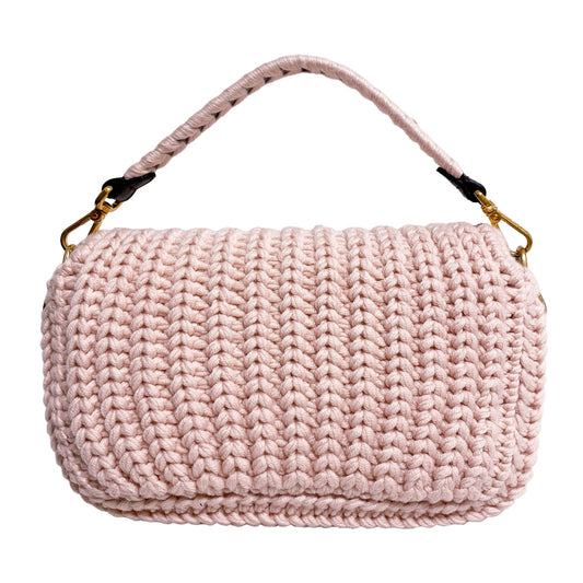 FENDI Baguette Knit Pink Shoulder Bag, in , Sold by HIVE PRELOVED - Handle Bags, Shoulder Bags,
