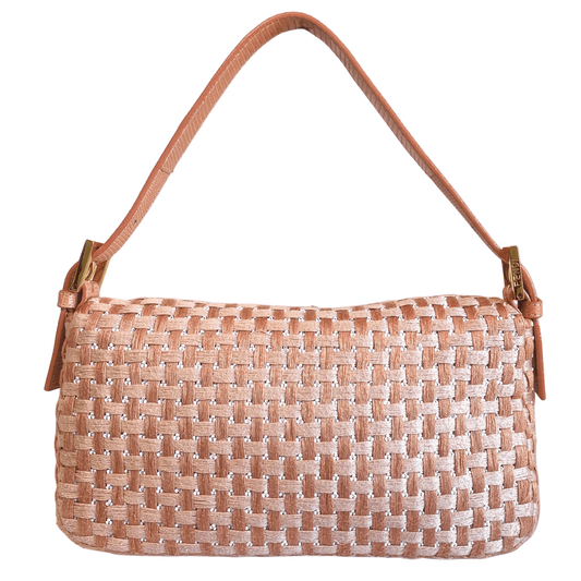 FENDI Baguette Orange Beaded Shoulder Bag, in , Sold by HIVE PRELOVED - Shoulder Bags, ,